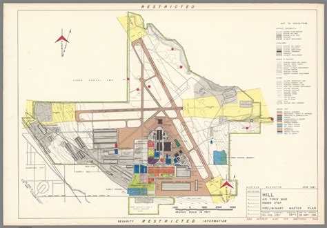 hill air force base ogden utah preliminary master plan david rumsey historical map collection