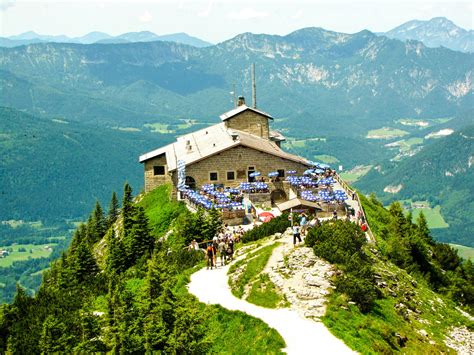 berchtesgaden town mountains   eagles nest day trip  munich
