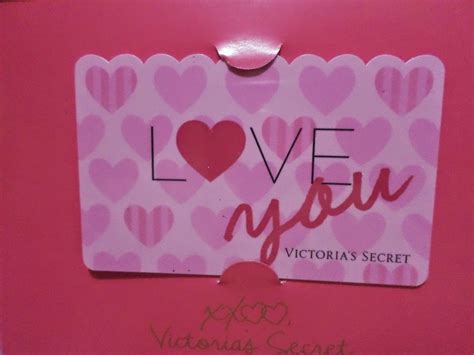 pinkylily victorias secret gift card love  victoria secret gift card