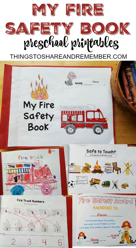 preschool fire safety booklet printables fire safety booklet fire