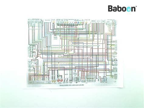 yamaha fj    abs fj xw ya bs owners manual wiring diagram  model