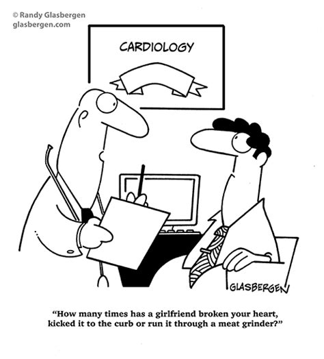 cardiology cardiologist cartoons randy glasbergen glasbergen cartoon service
