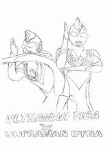 Ultraman Pages Zero Coloring Template sketch template