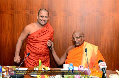 ven dr  dhammalankara thero assumed duties   chancellor  usj university  sri