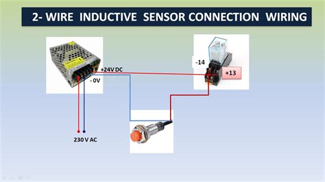 wire inductive proximity sensor wiring inductivesensor youtube