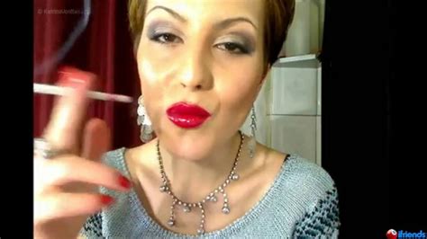 Twisted Godess Red Lipstick And 120 S Smoking Fetish Tease Porn Videos