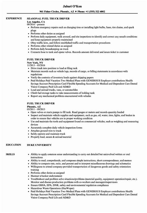 cdl driver resume sample