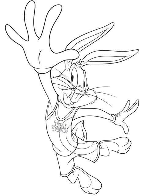 space jam coloring pages printable