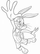 Jam Bugs Bunny Daffy sketch template