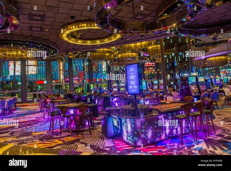 cosmopolitan hotel casino interior  las vegas stock photo