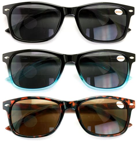 pair bifocal sunglasses readers  men women outdoor bi focal reading glasses