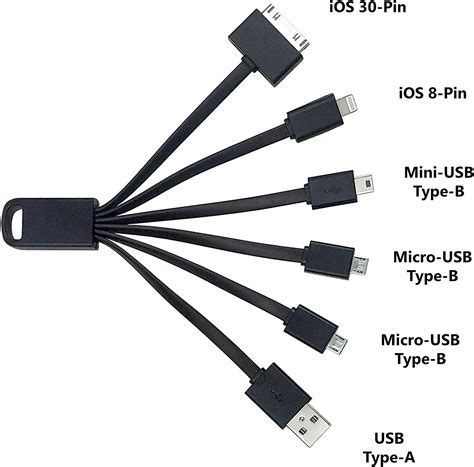 antilatech universal    multi usb charging cable   connectors