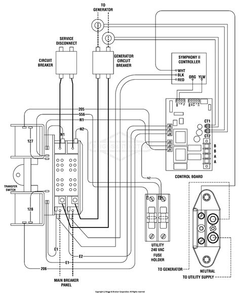 generac  house transfer switch wiring diagram  wiring flow schema