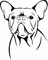 Bulldog Franse Frenchie Bull Bulldogs Pixers Bulldoggen Buldog Handys Appel Getdrawings Head Tekening sketch template