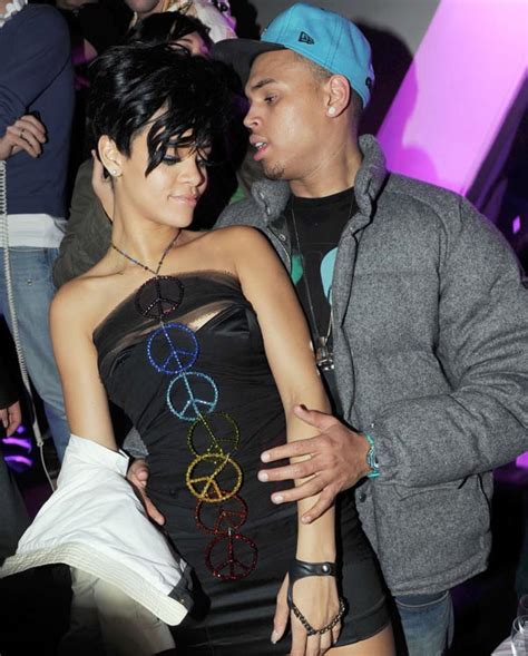 chris brown and rihanna spent night together in hotel room before drake fight hollywood life