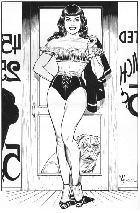 Betty Page •dave Stevens Art I Can T Get Enough Of Viii