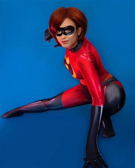 Jumpsuit Polyester Super Stretchy Costumes Elastigirl Cosplay