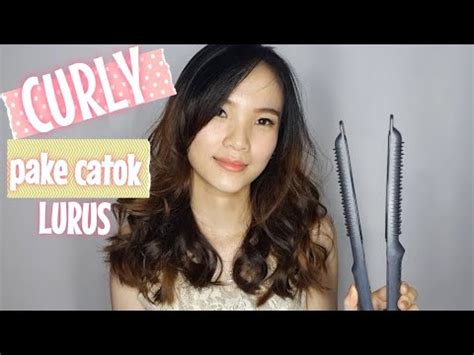 mencatok rambut curly  catokan lurus yenmeipow tips youtube