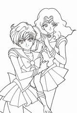 Sailor Coloring Uranus Neptune Moon Pages Printable Color Colouring Manga Crystal Tattoo I476 Photobucket Site Sheets Kitty Hello Visit Getcolorings sketch template