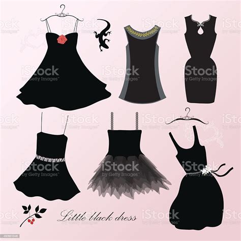 little black dress stock illustration download image now istock