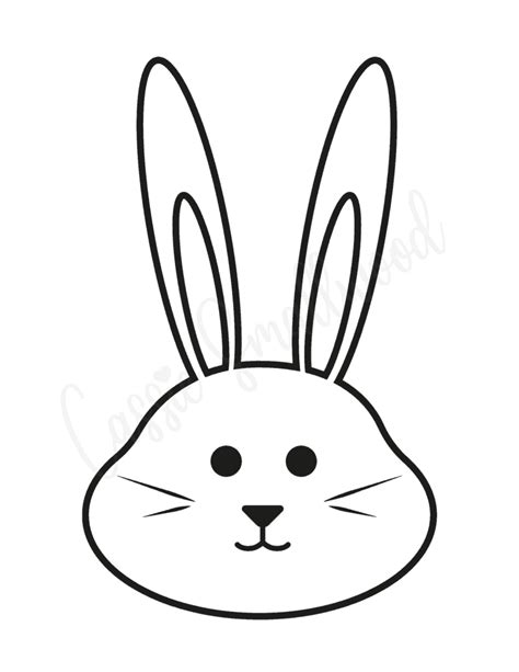 crafty   printable bunny silhouette create adorable easter