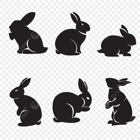 easter bunny background clipart rabbit illustration silhouette images