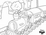 Blippi Coloring Pages Train Jumping Truck Printable Dinosaurs Kids Garbage sketch template