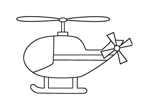 printable helicopter coloring pages  kids