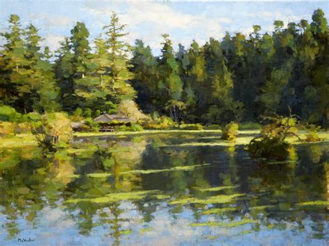 jim mcvicker paintings  lake paintings