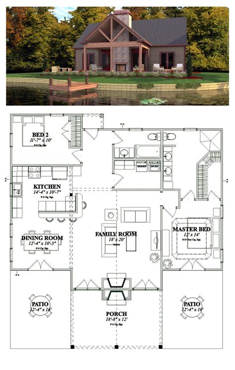 cottage home floor plans floorplansclick