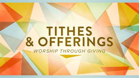tithes  offerings apostolic information service