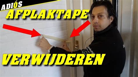 tips om oude afplaktape te verwijderen na het schilderen zonder dat je de ondergrond beschadigd
