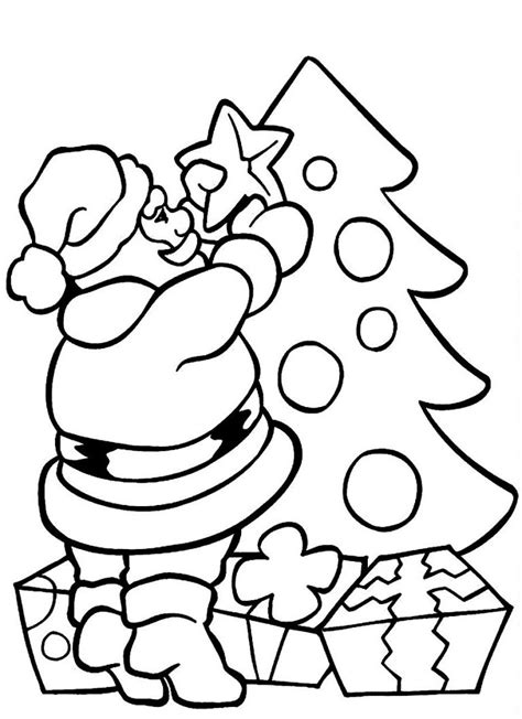 santa claus coloring pages nice pictures educative printable