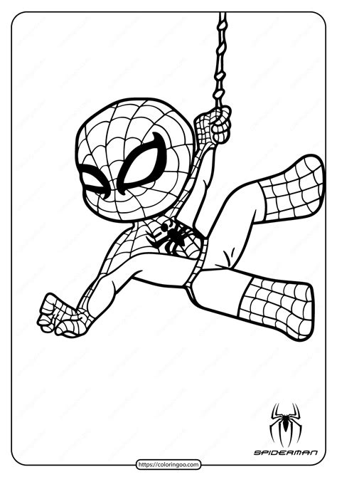cute spiderman coloring pages  kids spiderman coloring avengers