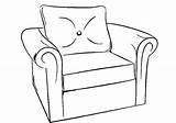 Coloring Furniture Dresser Template Coloringtop sketch template