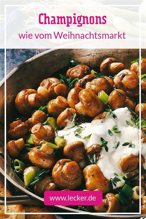 gebratene champignons mit knoblauch thymian dip rezept