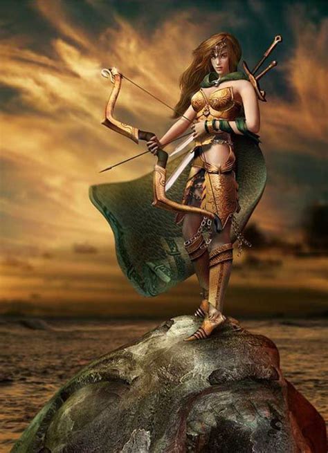 archer fantasy female warrior warrior woman fantasy art women