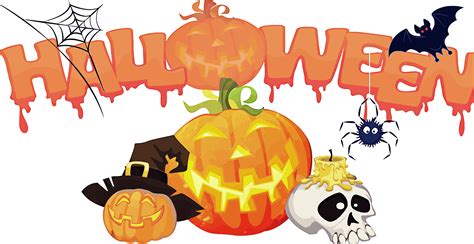 clipart halloween decorations background