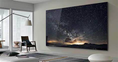 Samsung Unveils Massive 219 Inch Tv Called The Wall Big Tv Wall