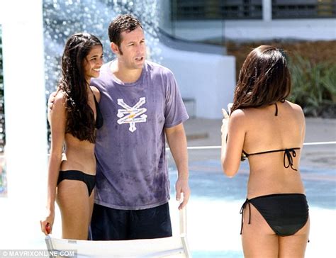 Adam Sandler S Wife Jackie Shows Off Her Toned Shape In