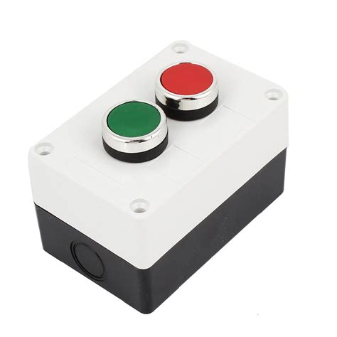 acv  momentary dual red green button pushbutton station switch control box walmart canada