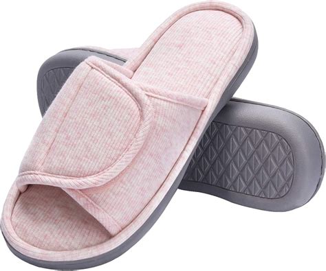 amazoncom wfl velcro slippers  women adjustable wrap open toe
