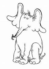 Horton Hears Seuss Drawingboardweekly Clover sketch template
