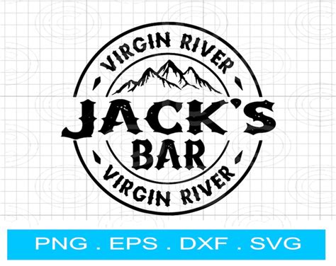 Virgin River Svg Png Jacks Bar Svg Sublimation Etsy Australia Free