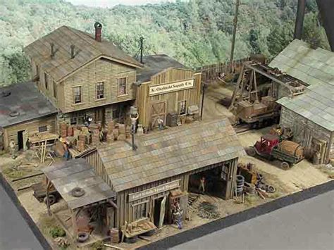 O On30 Scale Sierra West Diorama Scale Model Building Model