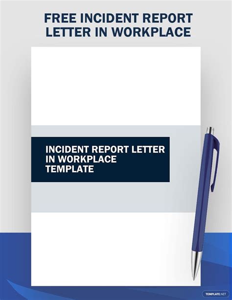 incident report letter  workplace  google docs word