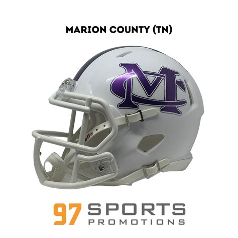 marion county warriors tn mini football helmet  sports promotions