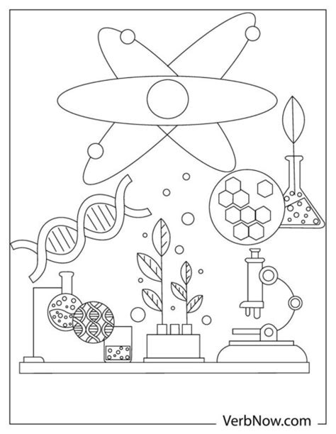 science coloring pages book   printable  verbnow