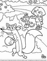 Dora Coloring Pages Explorer Swiper Color Swiping Colouring Fox Coloringlibrary Library Kids Printable Cartoon Map Sheets Entertained Keep Them Happy sketch template