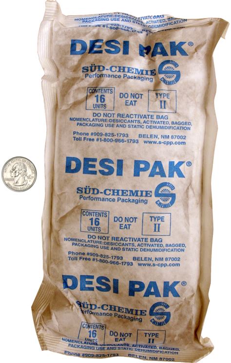 16 unit desiccant clay packets
